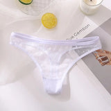 Transparent Lace G-String Sexy Panties Women Underwear Pantys Low-Waist Female Underpants Mesh Perspective Briefs