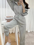 Women Fleece Hoodie Sweatshirts Autumn Winter Fashion 2021 Pullovers Warm