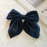 Dot Floral Print Hair Clips Girls Daisy Bow Hairpin Pastoral Retro Style Barrettes Big Bowknot Hairpin Hair
