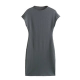 New Stretch Slim Knitted Mini Dress