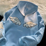 Zingj Sweatshirt Punk Goth Wing Letter Print Hoodies Streetwear Plus Size Jacket Long Sleeve Tops Aesthetic Girls Clothes 211-1-Outfit