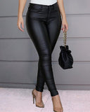 Zingj Autumn / Winter New Wish Burst Solid Color Casual Sexy Little Foot Pants Women's