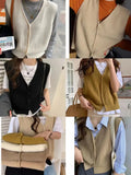 Zingj Vest Vest For Women To Wear A New Style Of Sleeveless Sweater In The Spring And Autumn Of