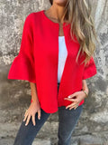 2025 New Fashion Women's Round Seven-Sleeved Short