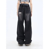 Sense Of Hole In Street Sticker In Summer A Minority Of Jeans Men's Ins Baggy Straight