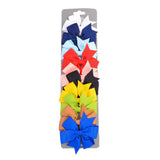 Pcs/set Grosgrain Ribbon Solid Hair Bows With Clip Cute Girls Hair Clips Hairpins Barrettes Headwear Kids Hair