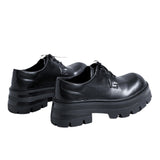 Zingj Shoes Male Business Dress Big Head Senior Sense British Wind Thick Sole Increased Wedding Groom Derby Shoes