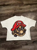 Version Simple Minority Design Cartoon Long Printed Cotton T-Shirt Men's Hip-Hop Harajuku Y2k Loose Couple Blouse 211-0-Outfit