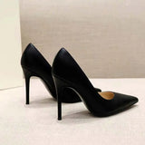 Soft-Skin High-Heeled Women's Fine Heel Sexy Pointer 2025 Spring And Autumn 2025 New French Temperament Shallow Work
