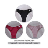 Cotton Brazilian Women's Panties V Waist G-String Underwear Women T Back Underpants Intimate Lingerie Women's