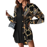 Independent Station Women's Wear New Long-Sleeved Button Fashion Commuter