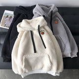 Winter Hooded Harajuku Women Coat Jaqueta Feminina Warm Hoodies Female Sweatshirt Pullover Tops Long Sleeve Girls