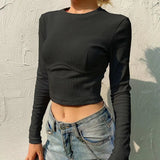 Zingj Style Women's Wear 2024 Spring New Fashion Logo Featured Chest T-Shirt Slim Slim Short Top-Outfit
