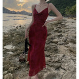 Zingj Halter Dress French Retro 2023 Summer New Temperament Fashion Swing Collar