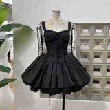 French Temperament Fashion Ball Chic To Tash Tat With Ballet Style Pure Desire Dress Dress