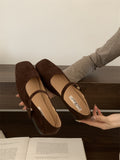 Single Shoes Women 2025 New Spring And Autumn Mary Jane Women's Shoes French Word With Gentle Evening Shoes Bean