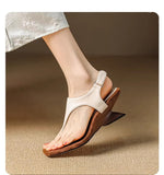 Zingj Toe Sandals Women 2024 New Summer Wear High Heel In Roman Shoes Niche Personality Casual Sandals Women-Outfit