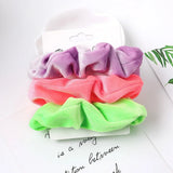 Set Scrunchies Hair Ring Candy Color Hair Ties Rope Autumn Winter Women Ponytail Hair Accessories 4-6Pcs Girls Hairbands