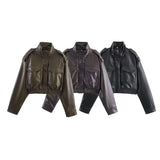 Women's Fashion Leisure And Leisure Long Sleeves Short Coat
