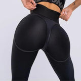 Sexy Patchwork Lifts Buttocks Legging Women Gym Sports Tights Honeycomb Push Up Effect Fitness Leggings Pants Trends