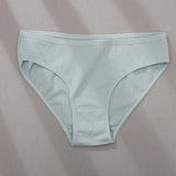 Cotton Panties Women Low Waist Female Underpants Sexy Comfortable Women's Cotton Solid Color Briefs Panty Lingerie