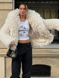 Faux Fur Fringe Coat-Outfit