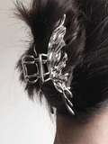 Liquid Metal Butterfly Claw Clip-Outfit