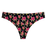 New Sexy Flowers Lingerie Woman Knickers Low-waist Panties Thong Seamless Breathable Underwear Female G String
