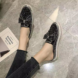 Women With Single Shoes In Spring 2023, The New Style Of One Foot With Thick Soles, Lazy People, Leisure Drill, Bow Tie, Korean Version Of Student