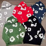 Chaochao Foam Print Loose Sweater Y2K Hip Hop Street Pullover For Men And