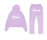 Shangchao Brand NOFS Letter Printed Sports Suit Men's Hip-Hop Street Loose Couple