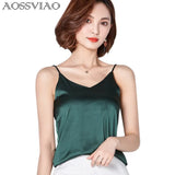 Summer Autumn style Imitation Silk Women Blouse Shirt Sexy White Tops Women Blouses Party Girls Blusas Shirts 2020