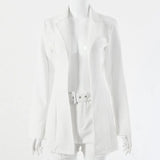 Sexy Office Lady Two Piece Set Women Suit 2020 Summer Autumn Blazer And Pants Jumpsuit Set Casual Suits