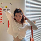 Style O-neck Short Knitted Sweaters Women Thin Cardigan Fashion Sleeve Sun Protection Crop Top Ropa