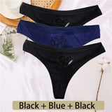 Cotton G-String Seamless Thong Women Transparent Heart Low Waist Panties Ladies Underwear Panty Comfortable