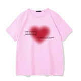 Sweet Heart print women t-shirt Harajuku anime letter kawaii tops emo summer short sleeve grunge female y2k