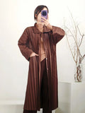 Women's Clothing 2025 Three House Style New Women's Long-Sleeved Wind Coat Business And Leisure Autumn Hand Folding