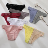 Cotton Panties Women Underpants Sexy Lingerie Letter Waist Underwear Plus Size Pantys Lingerie