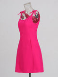 Sexy Style Skirt 2025 Summer New Sling Bow Decoration Fashion Solid Color Temperament