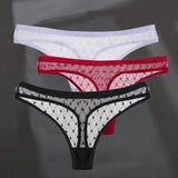 Sexy Perspective G-String Women's Panties Woman Thong Low-waist Underpants Hollow Out T-back Female Underwear