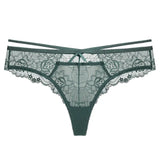 New Women Lingerie G String Lace Underwear Femal Sexy T-back Thong Sheer Panties Hollow Out Hot Sale Transparent