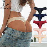 Sexy Women Thongs G String Seamless Panties Low-Rise Ladies T-back Comfortable Lingerie Female Underwear Drop