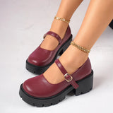 Pine Cake Thick Bottom Mary Jane Small Leather Shoes Women Jk Uniform Lovely Soft Sister To Increase Small Leather
