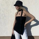 Side Slit Tube Top-Outfit