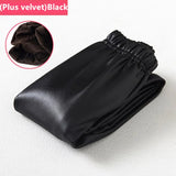 Girls Leggings Kids Thick Velvet Leggings Pencil Pants Children Warm Trousers Faux PU Leather Legging Slim Leather