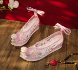 Zingj Style Embroidered Shoes Women's Net Shoes Summer Women Pedal Retro Fashion Hanfu Shoes Mesh Old Cloth
