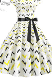 Print Halloween Women 2023 Summer O Neck Short Sleeve Party Robe Femme Elegant Vintage