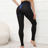 Sexy Patchwork Lifts Buttocks Legging Women Gym Sports Tights Honeycomb Push Up Effect Fitness Leggings Pants Trends