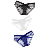 Women Lace Panties Seamless Panty Breathable Briefs For Women Hollow Out Low Waist Transparent Underwear Intimates
