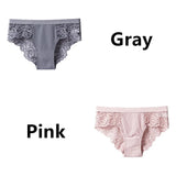 Women's Invisible Underwear Panties Intimate Briefs For Women Sexy Transparent Floral Lace Panties Seamless Panty